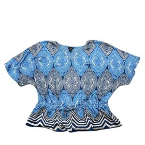 Lane Bryant Blue Blouse